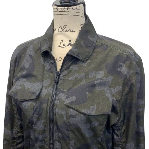 Calvin Klein Jeans Green Camouflage Jacket Small - Picture 6 of 11